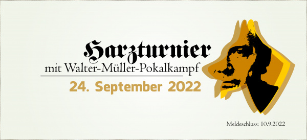 Einladung/Ausschreibung Quedlinburger Harzturnier 24.09.2022